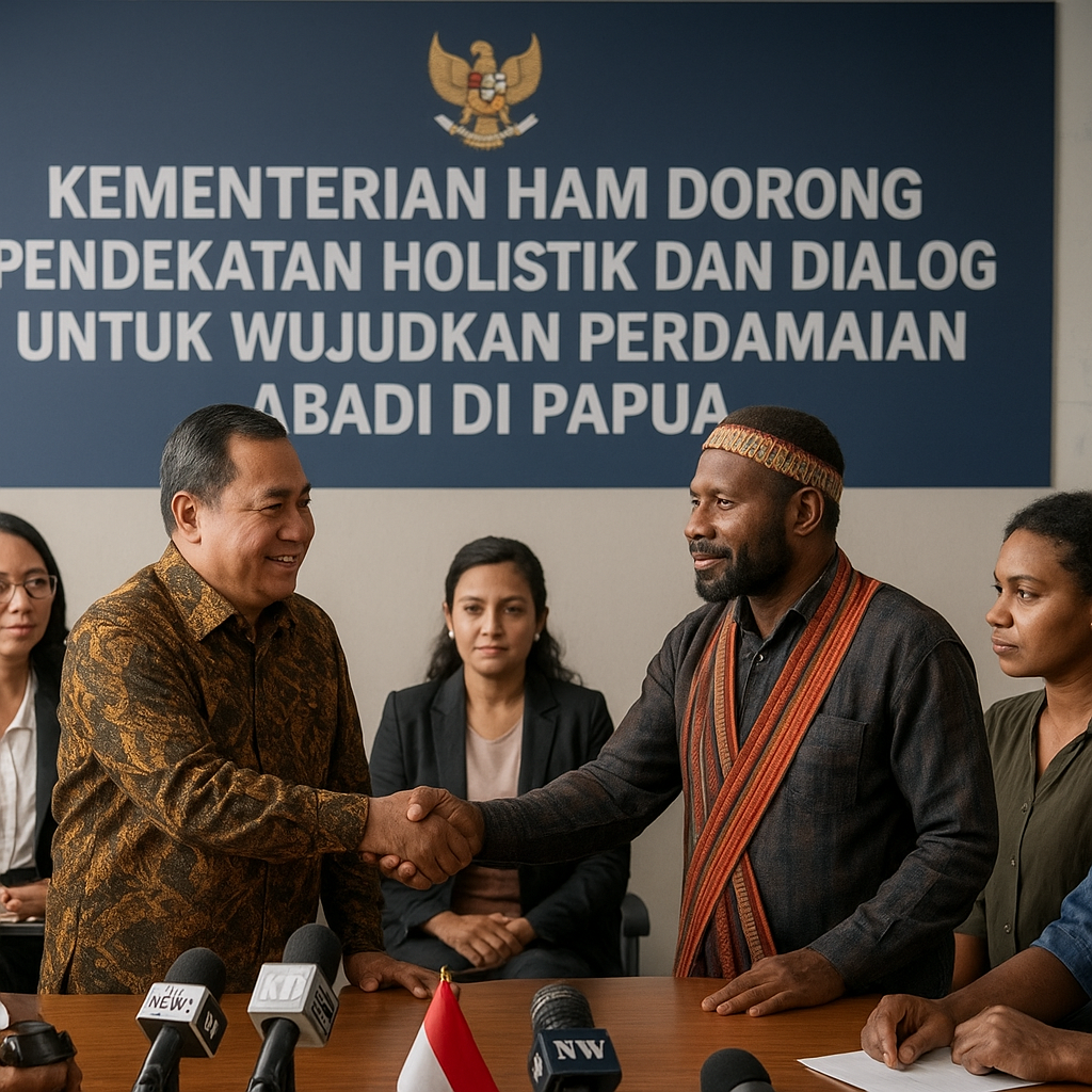 Kementerian HAM Dorong Pendekatan Holistik dan Dialog untuk Wujudkan Perdamaian Abadi di Papua