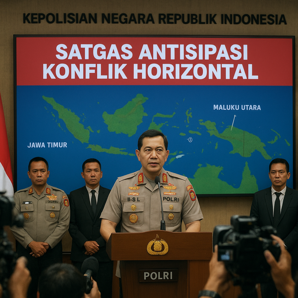 Polri Bentuk Satgas Antisipasi Konflik Horizontal di Daerah Rawan Pilkada 2026