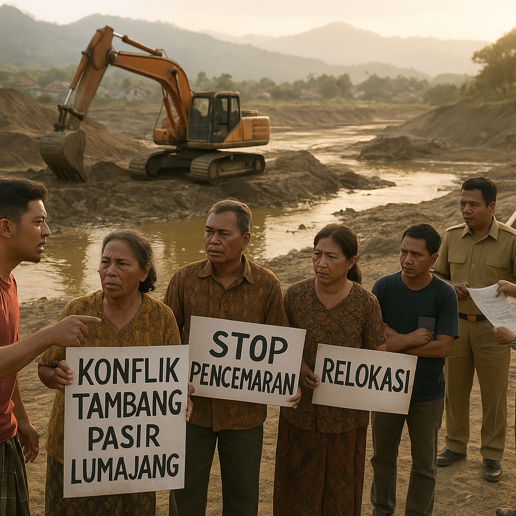 Konflik Tambang Pasir di Lumajang Merembet ke Sengketa Antarwarga, Pemkab Siapkan Relokasi