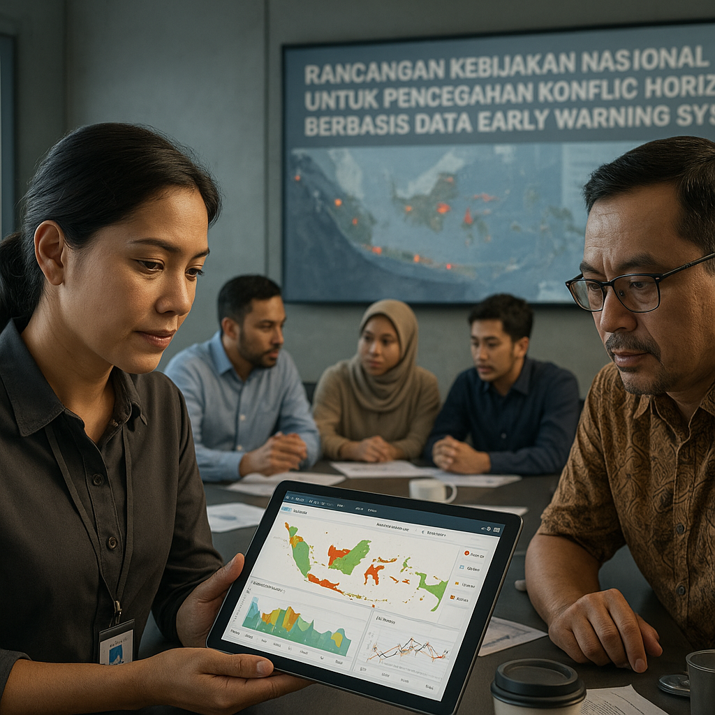 Rancangan Kebijakan Nasional untuk Pencegahan Konflik Horizontal Berbasis Data Early Warning System