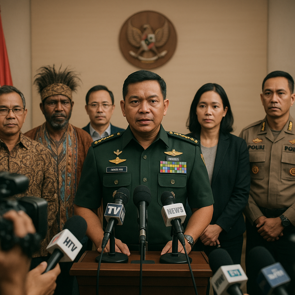 Panglima TNI: Penyelesaian Konflik Papua Tidak Cukup Oleh TNI Saja, Butuh Kolaborasi Semua Pihak