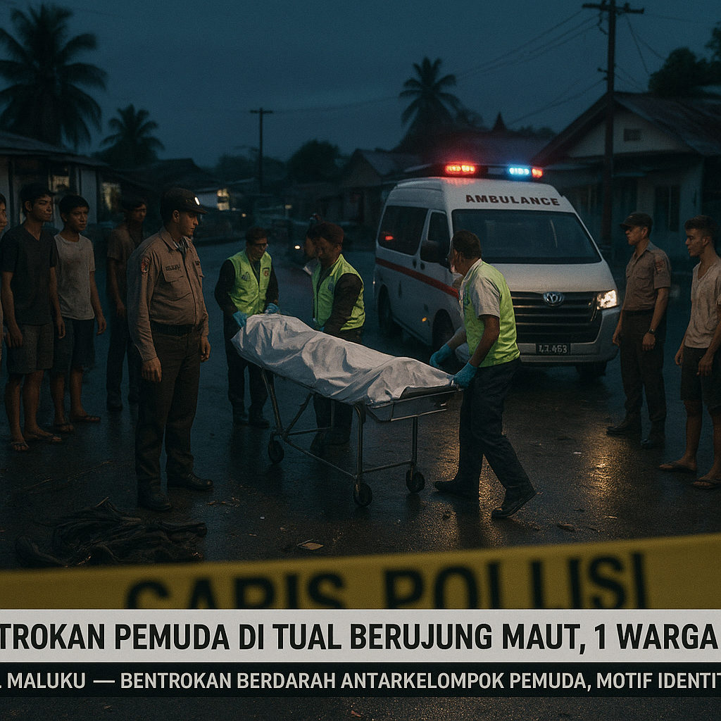 Bentrokan Pemuda di Tual Berujung Maut, 1 Warga Tewas