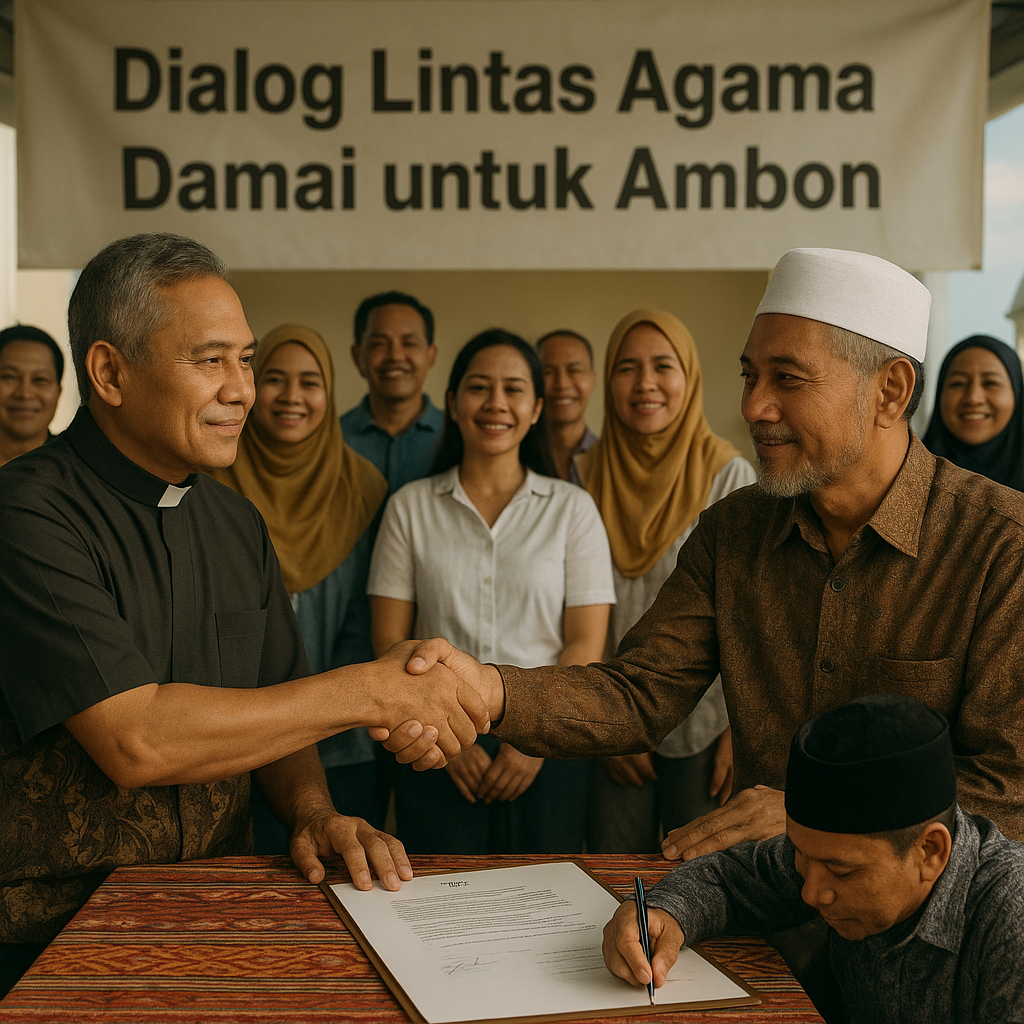 Dialog Lintas Agama di Ambon Hasilkan Kesepakatan Damai Antara Komunitas Kristen dan Muslim