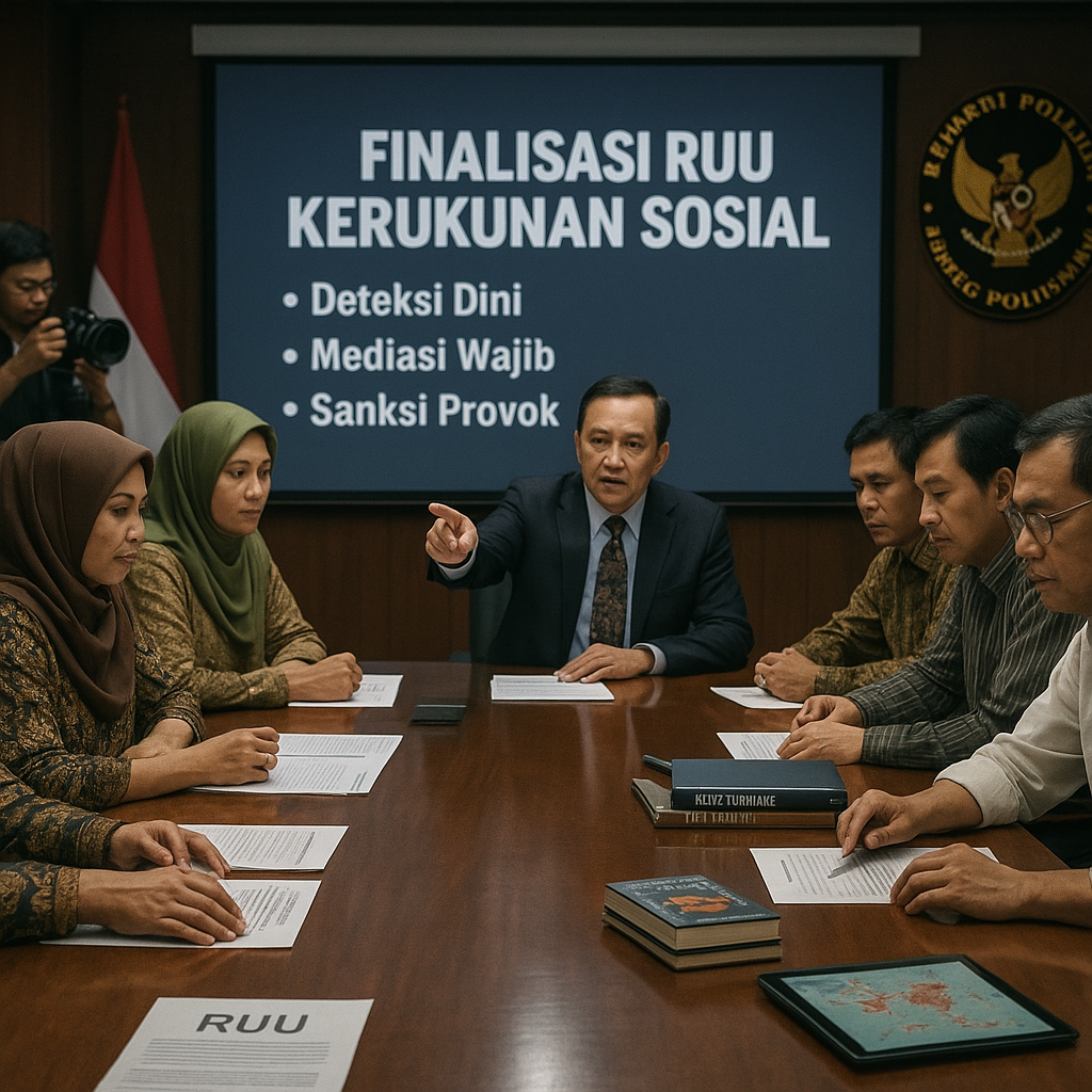 Pemerintah Finalisasi RUU Kerukunan Sosial untuk Cegah Konflik Horizontal