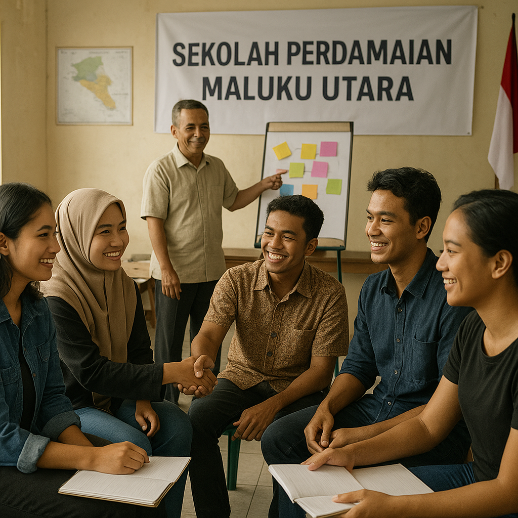 Inisiatif 'Sekolah Perdamaian' di Maluku Utara Kurangi Ketegangan Antar Pemuda Lintas Agama