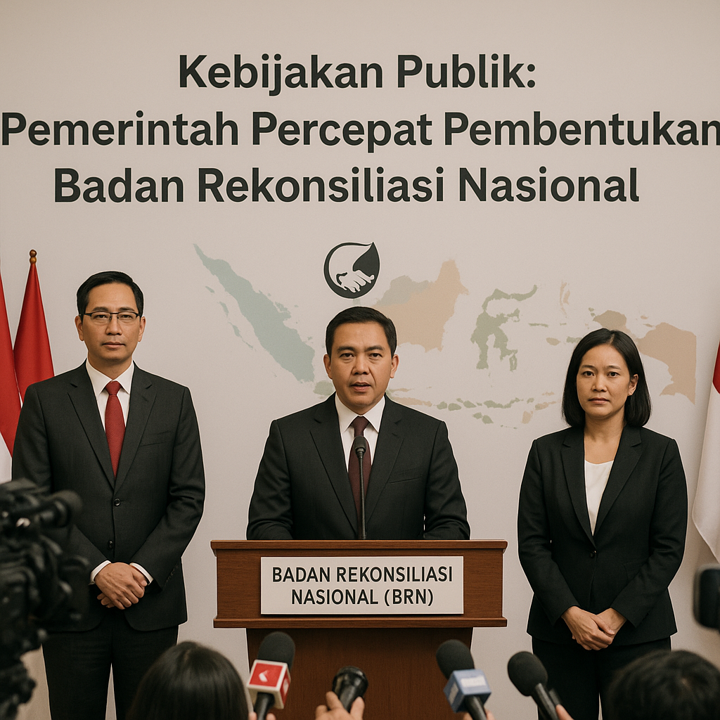 Kebijakan Publik: Pemerintah Percepat Pembentukan Badan Rekonsiliasi Nasional