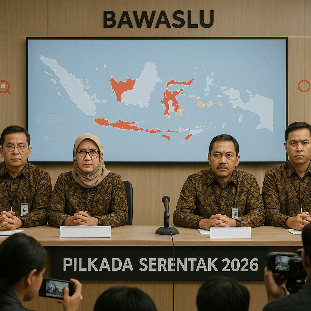 Pilkada Serentak 2026: Bawaslu Soroti Potensi Konflik Horizontal di Empat Provinsi