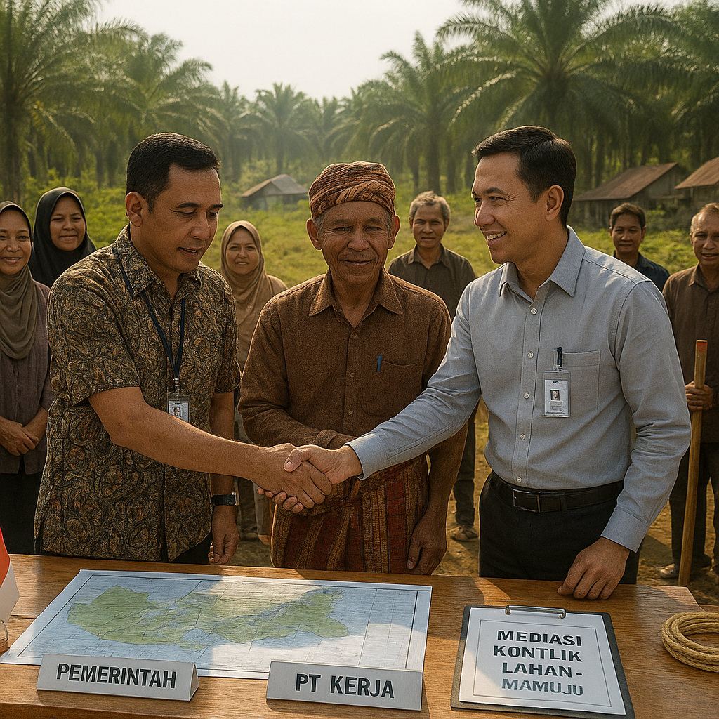Mediasi Konflik Lahan di Mamuju Akhirnya Capai Kesepakatan Damai