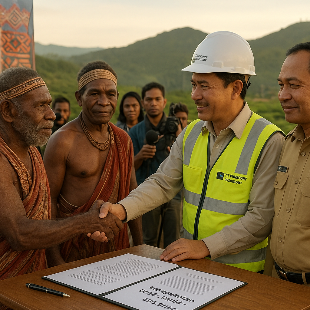 Konflik Sumber Daya Alam di Papua Diredam Lewat Skema bagi Hasil dengan Masyarakat Adat