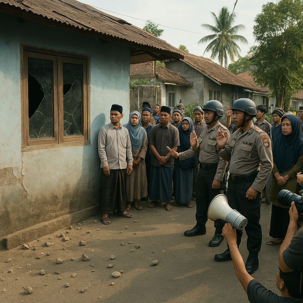 Geger Dugaan Penistaan Agama Kiai di Jember, Rumah Dilempari Batu, Polisi Minta Warga Tahan Diri