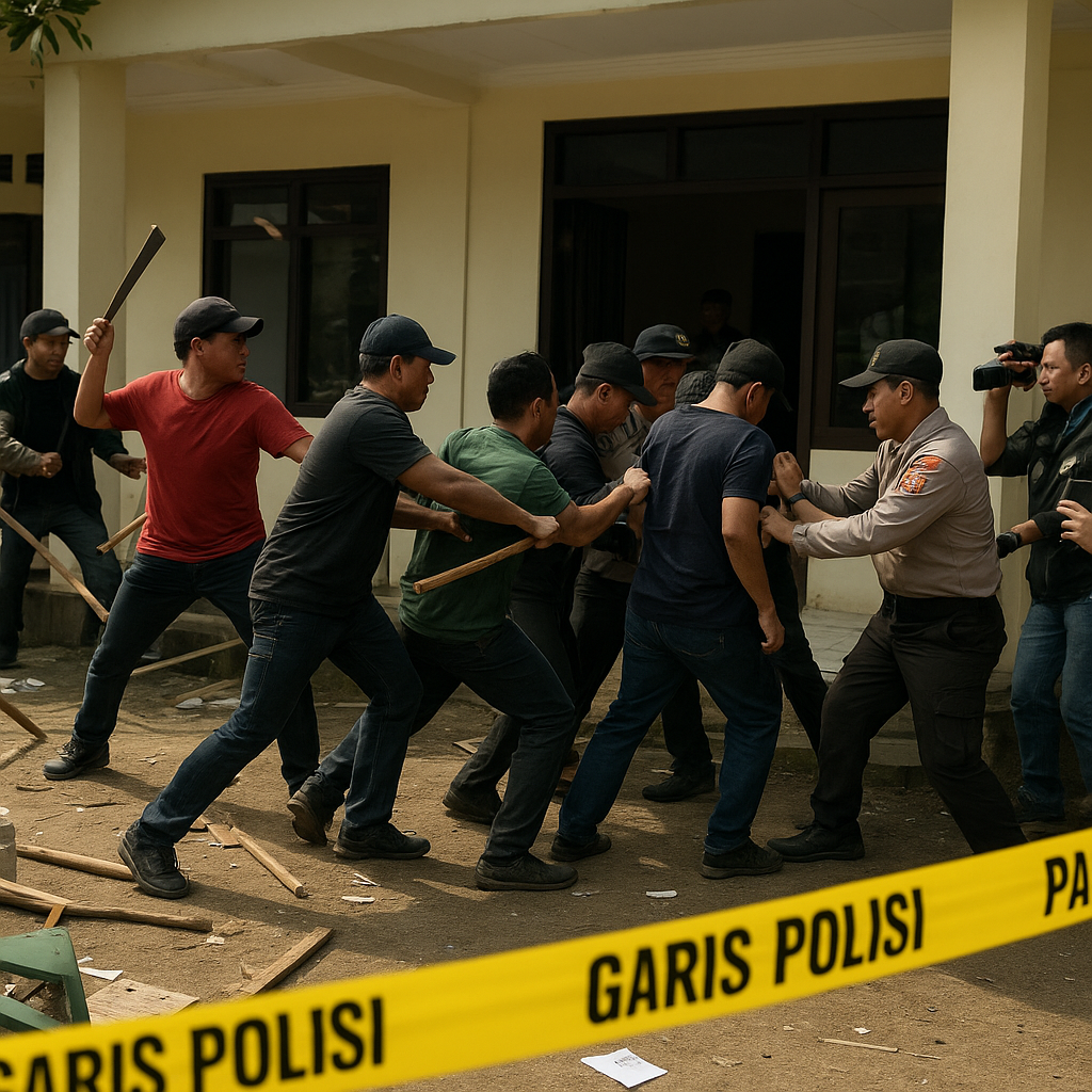 Dua Ormas di Sukabumi Bentrok Usai Mediasi, 5 Orang Diamankan