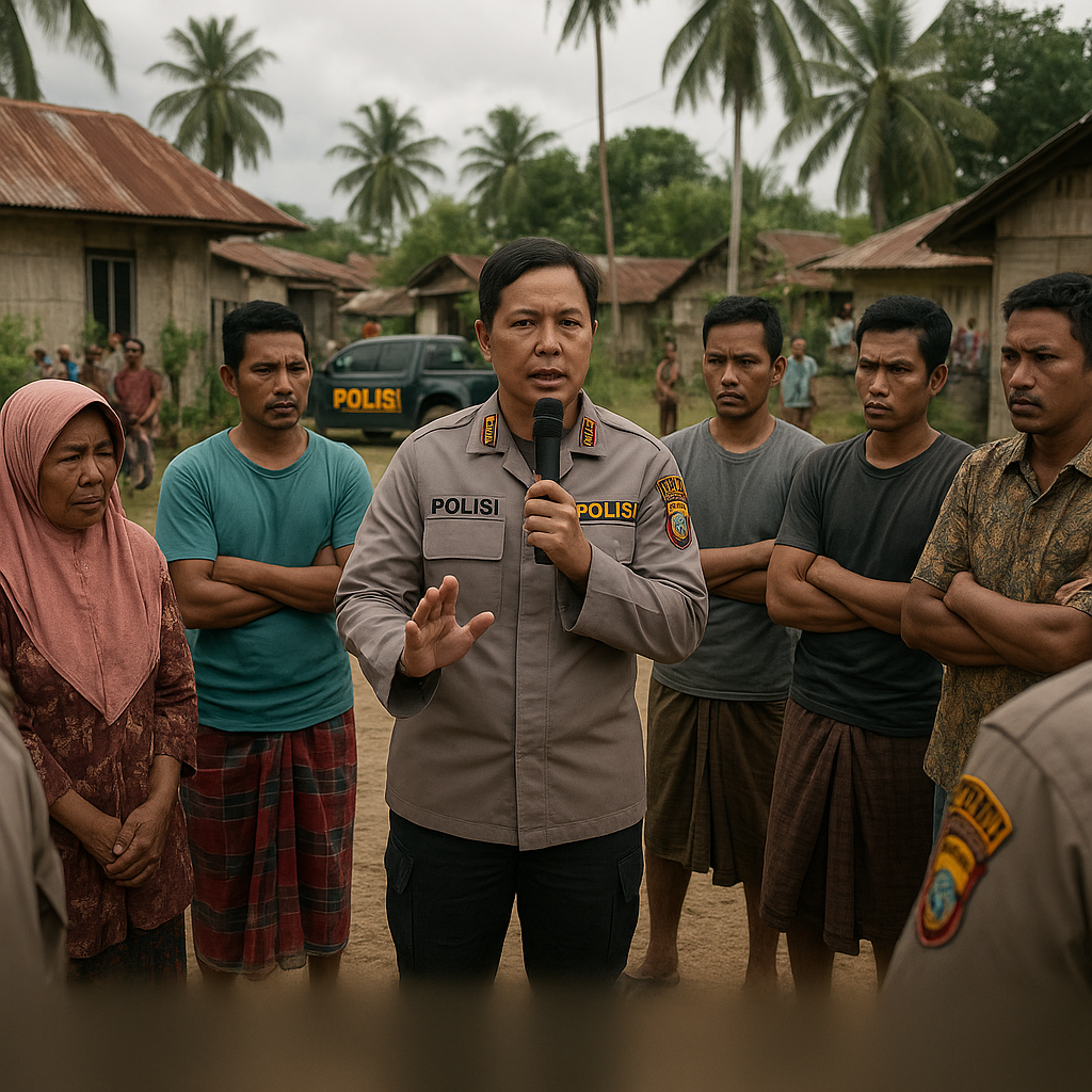 Ribut Antar Kampung di Patani Barat, Kapolda Malut Imbau Masyarakat Tahan Diri dan Percayakan Proses Hukum
