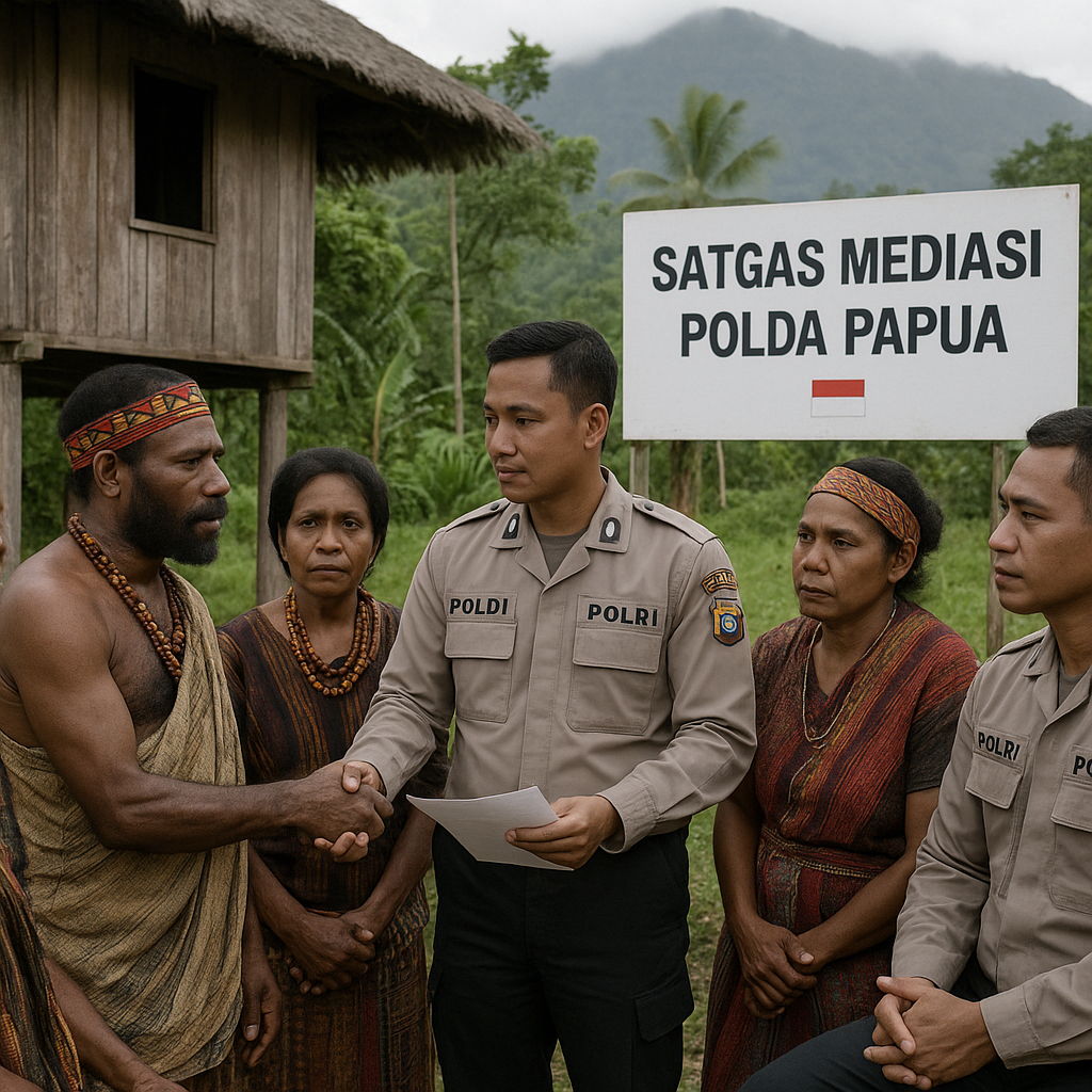 Polda Papua Bentuk Satgas Mediasi untuk Redam Konflik Antar-Suku di Pegunungan