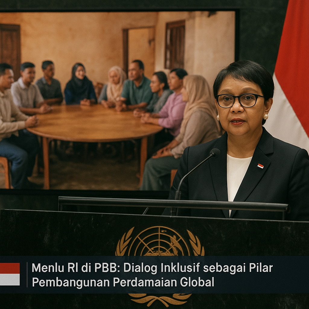 Mentan Indonesia di PBB: Dialog Inklusif sebagai Pilar Pembangunan Perdamaian Global