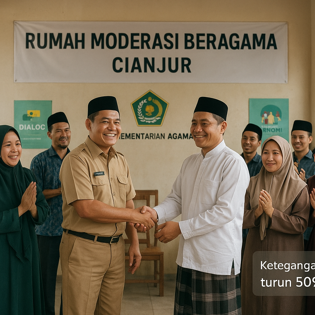 Program Rumah Moderasi Beragama di Cianjur Meredam Sentimen Horizontal