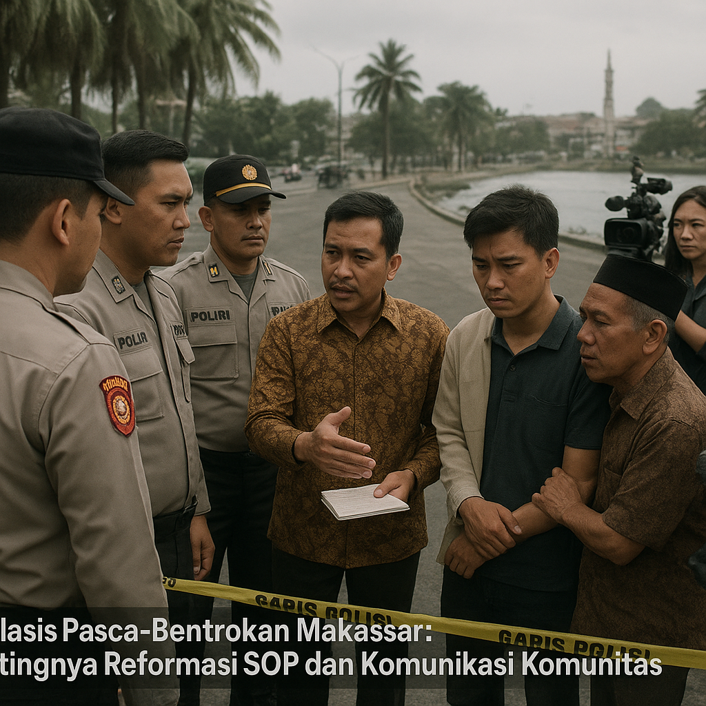 Analisis Pasca-Bentrokan Makassar: Pentingnya Reformasi SOP dan Komunikasi Komunitas untuk Mencegah Eskalasi