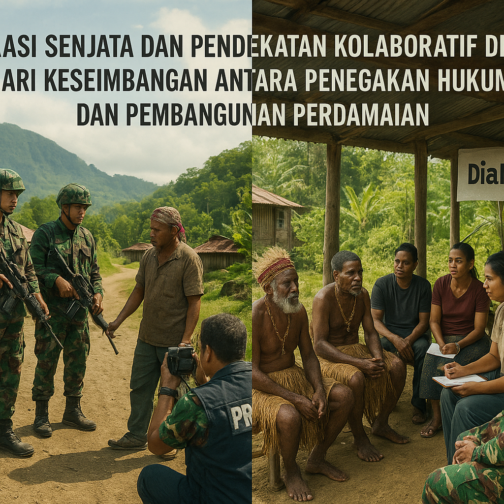 Operasi Senjata dan Pendekatan Kolaboratif di Papua: Mencari Keseimbangan antara Penegakan Hukum dan Pembangunan Perdamaian