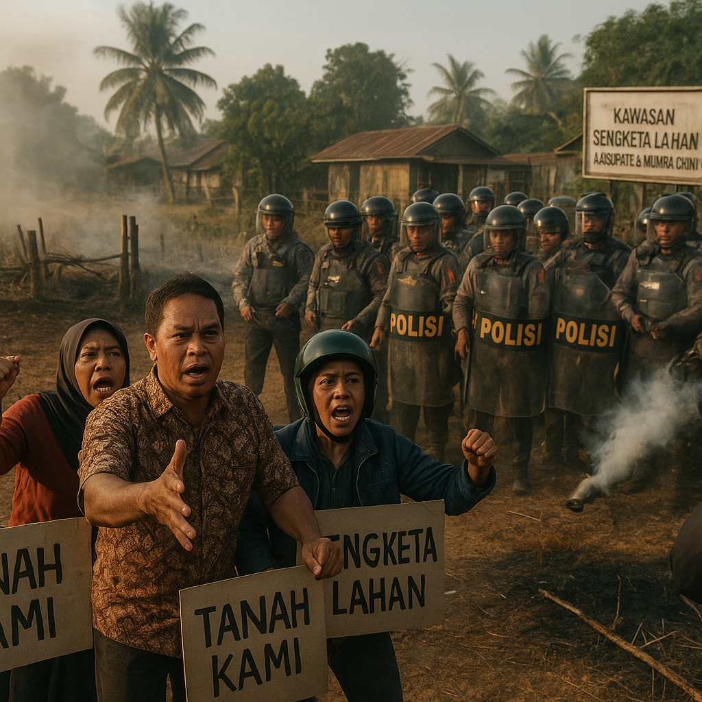 Bentrok Warga dan Aparat di Sumsel Dipicu Sengketa Lahan, Dua Tewas