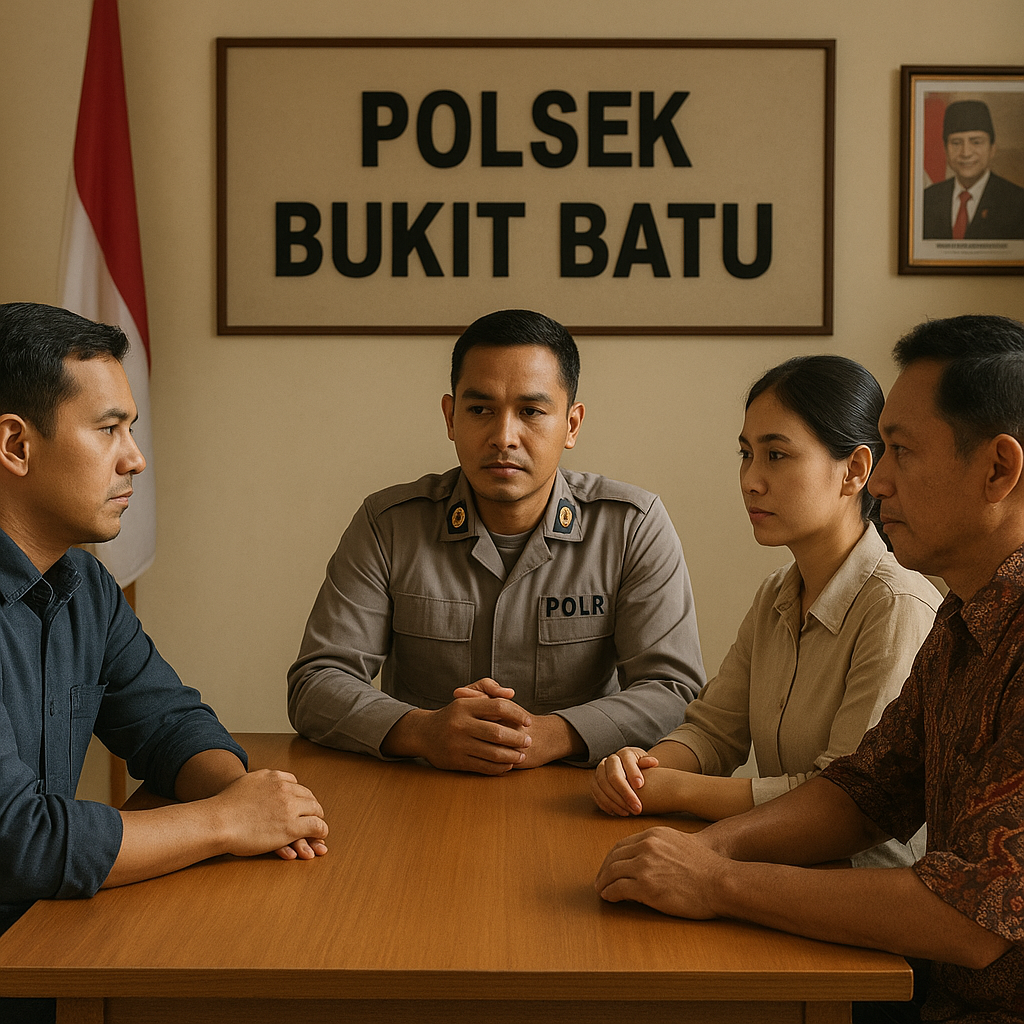 Kasus KDRT di Bukit Batu Diselesaikan Lewat Mediasi
