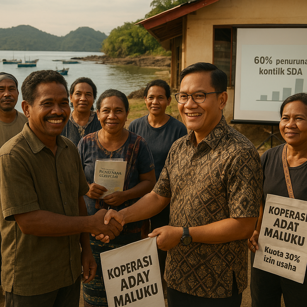 Kebijakan Kuota Ekonomi untuk Masyarakat Adat di Maluku Dinilai Efektif Redam Konflik SDA