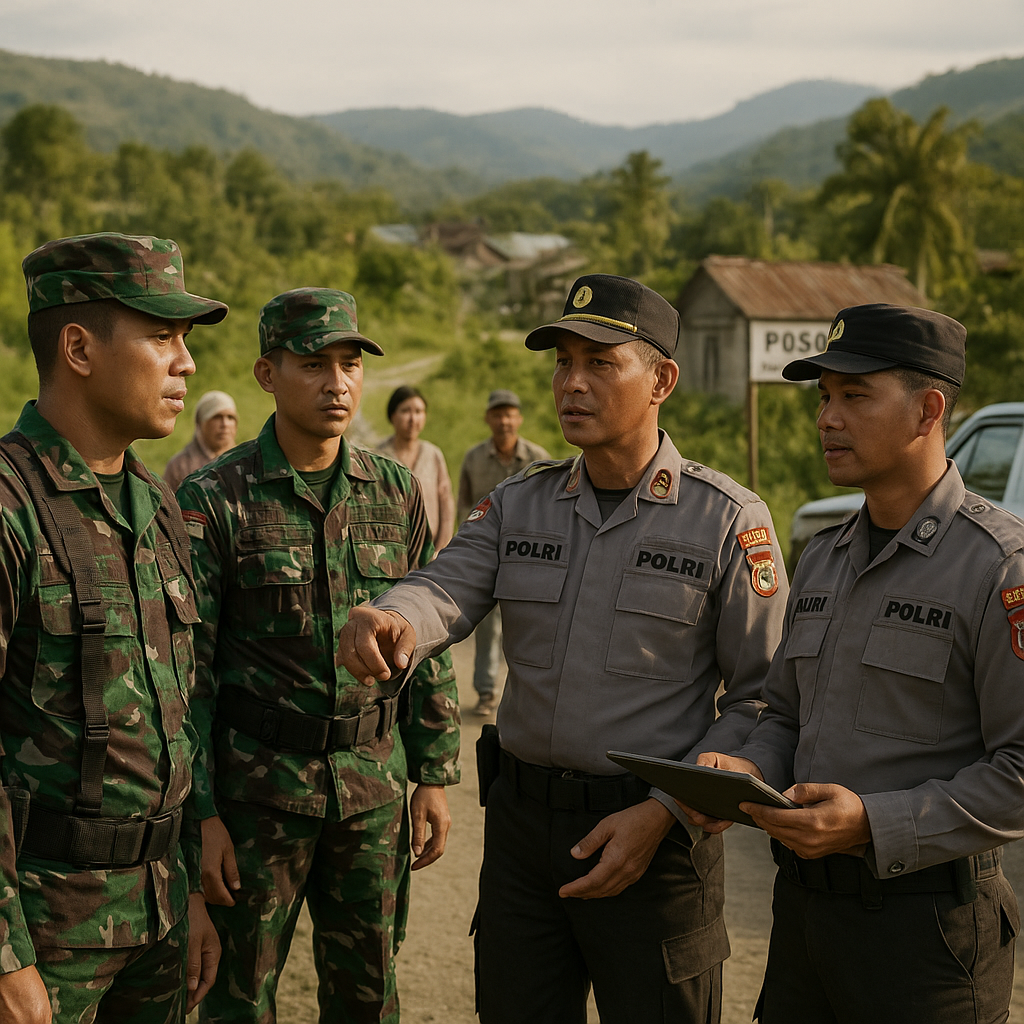 Kesiapan TNI-Polri di Poso Mengawal Pemulihan Pasca Konflik