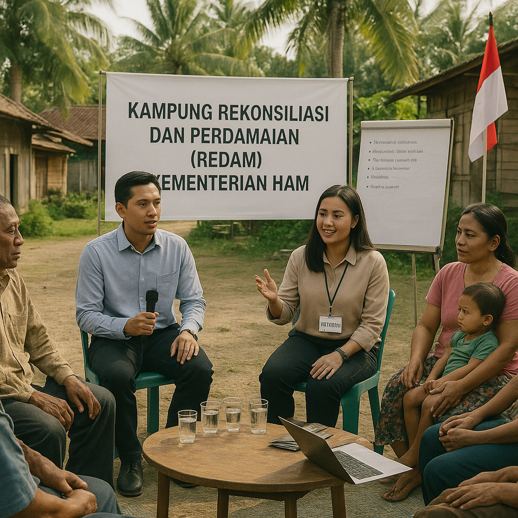 Kementerian HAM Terima 174 Usulan Kampung Rekonsiliasi dan Perdamaian (REDAM)