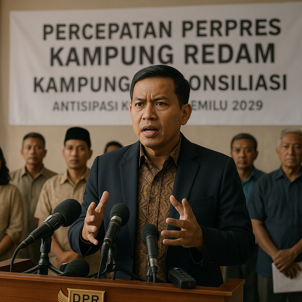 Anggota DPR Dorong Perpres Kampung Rekonsiliasi Dipercepat untuk Antisipasi Konflik Pemilu 2029