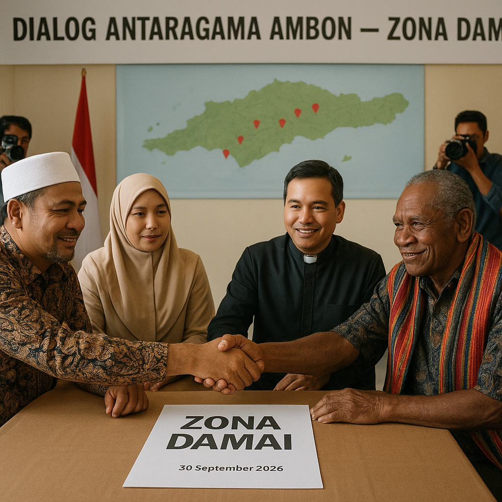 Dialog Antaragama di Ambon Hasilkan Kesepakatan Zona Damai