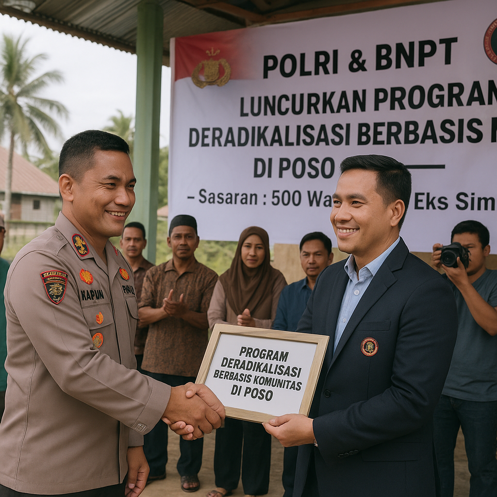 Polri dan BNPT Luncurkan Program Deradikalisasi Berbasis Komunitas di Poso