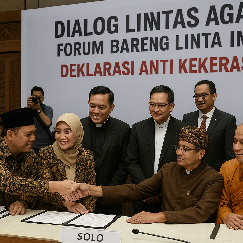 Dialog Lintas Agama di Solo: Forum Bareng Lintas Iman Hasilkan Deklarasi Anti Kekerasan