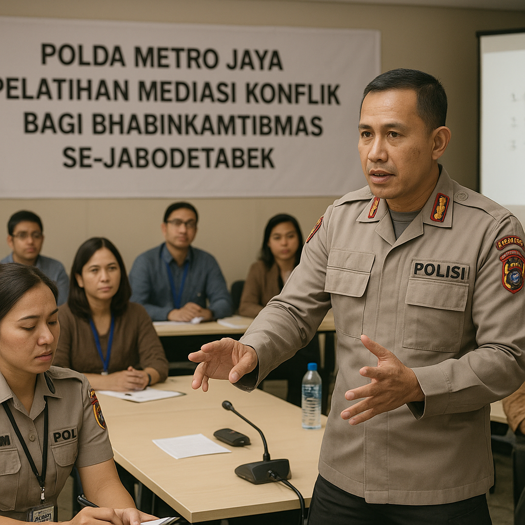 Polda Metro Jaka rta Gelar Pelatihan Mediasi Konflik bagi Bhabinkamtibmas se-Jabodetabek