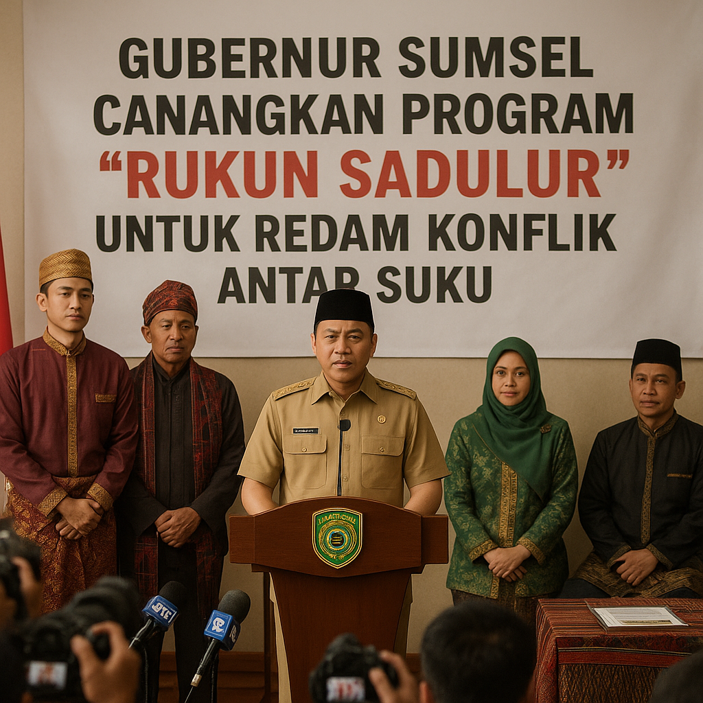 Gubernur Sumsel Canangkan Program 'Rukun Sadulur' untuk Redam Konflik Antar Suku