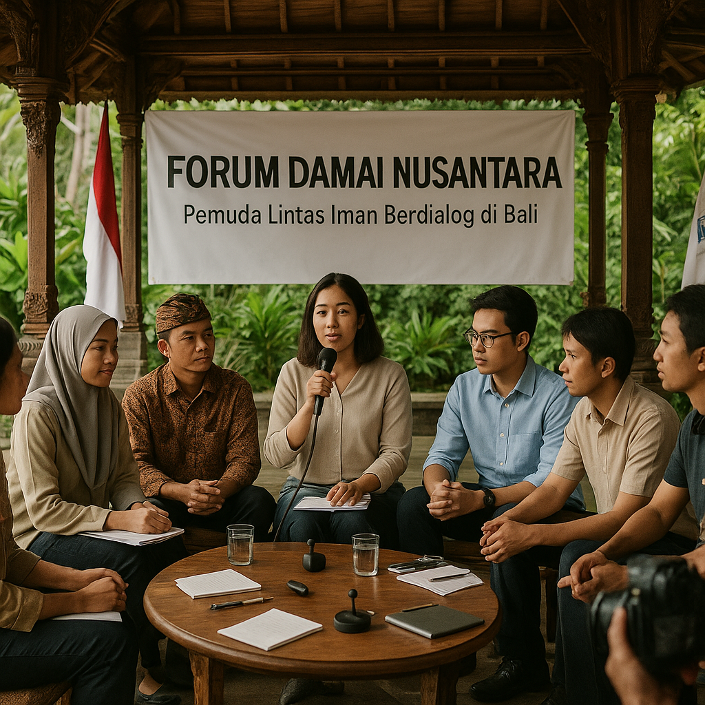 Forum Damai Nusantara Ajak Pemuda Lintas Iman Berdialog di Bali Bahas Stabilitas Sosial