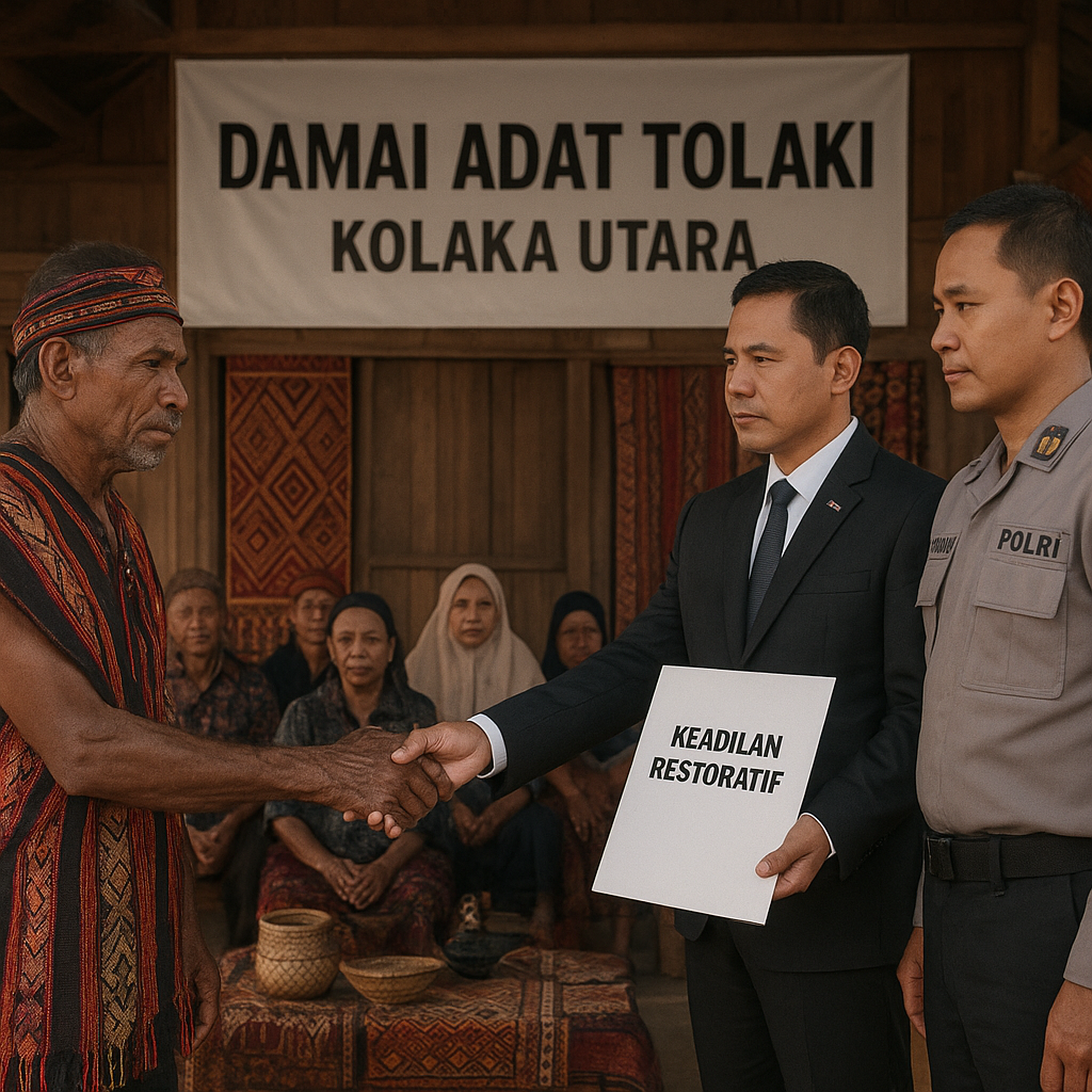 Damai Adat Tercapai, Kuasa Hukum Dorong Polres Kolaka Utara Terapkan Restorative Justice