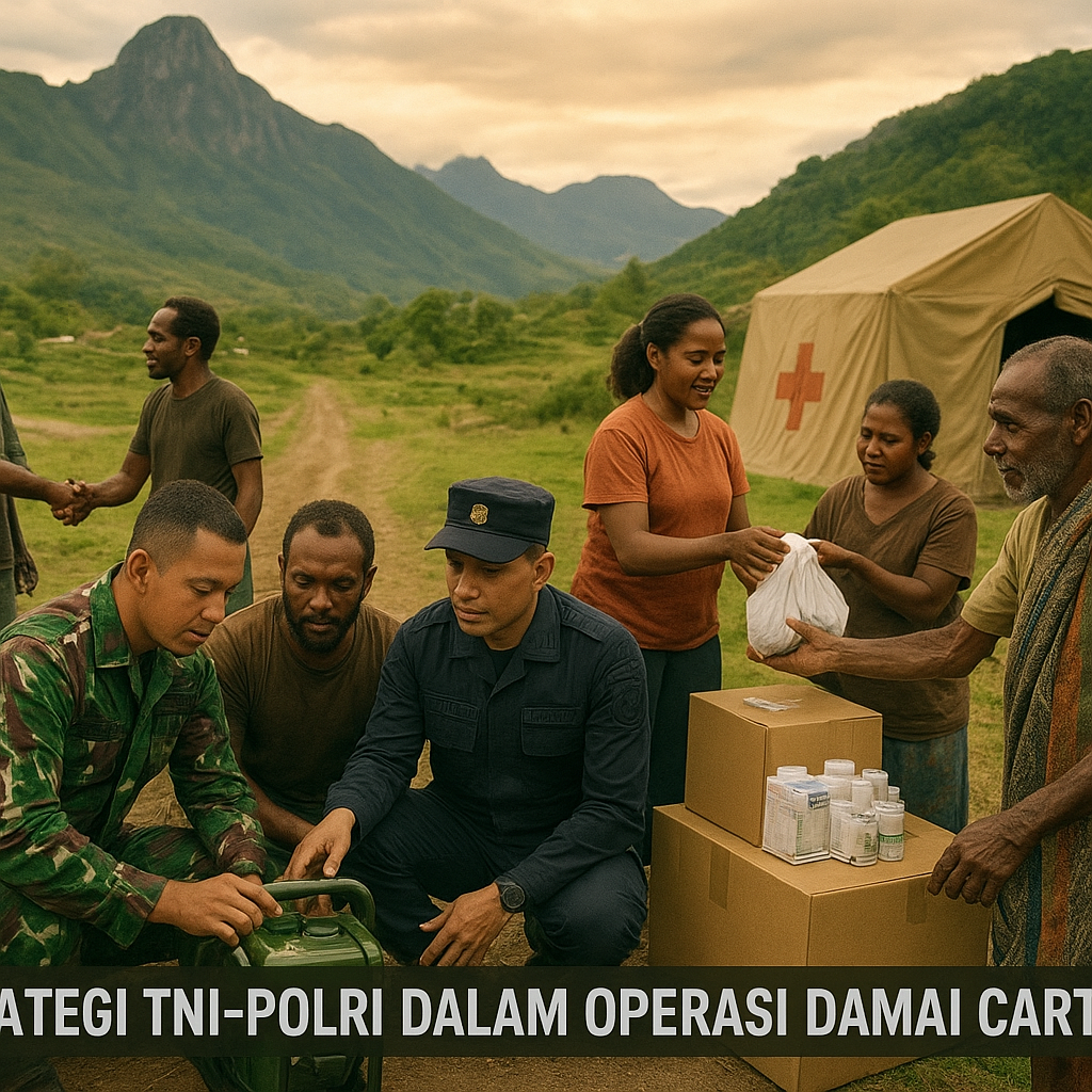 Strategi TNI-Polri dalam Operasi Damai Cartenz: Kombinasi Pendekatan Keamanan dan Kesejahteraan di Papua