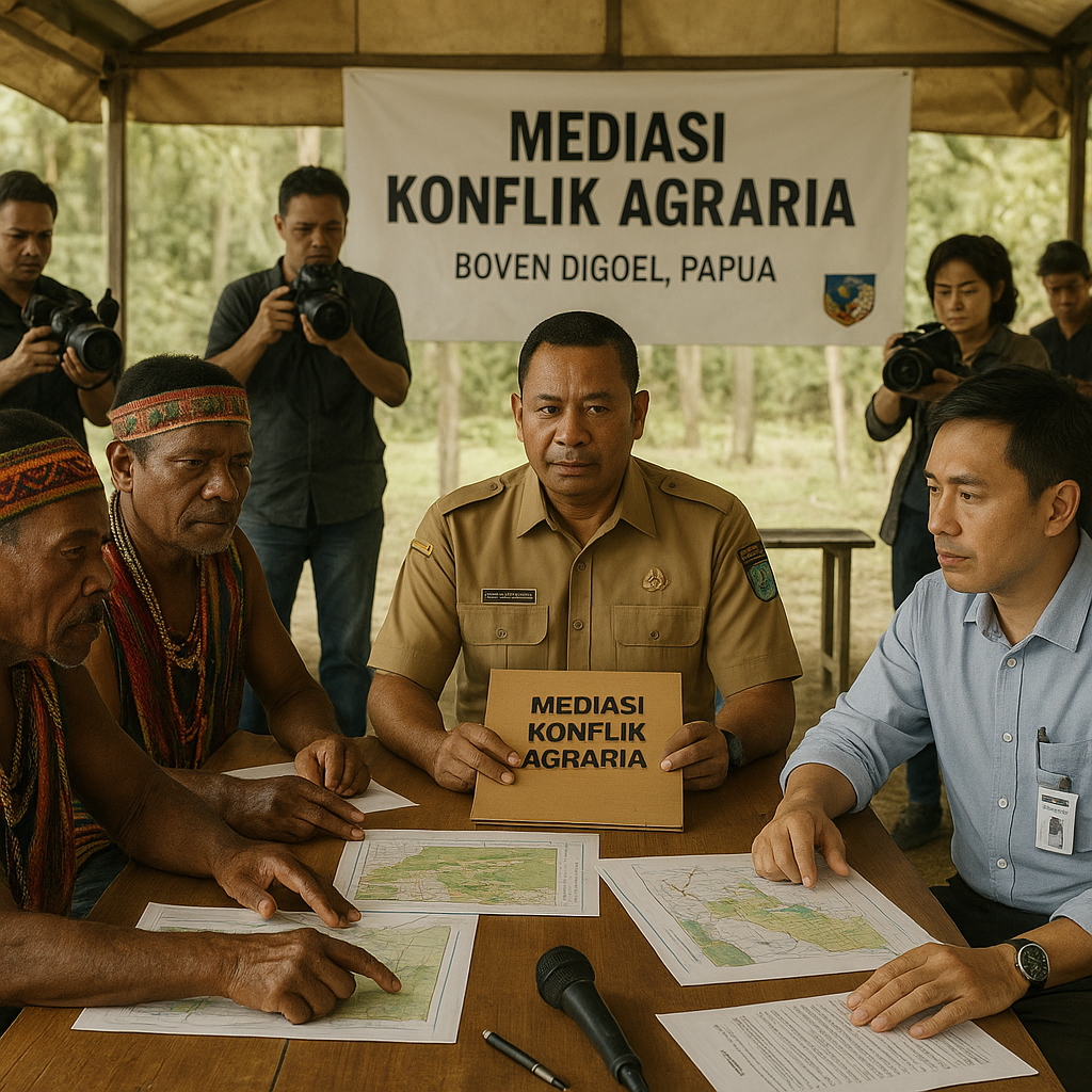 Mediasi Konflik Agraria di Papua Melibatkan Tokoh Adat dan Perusahaan Sawit