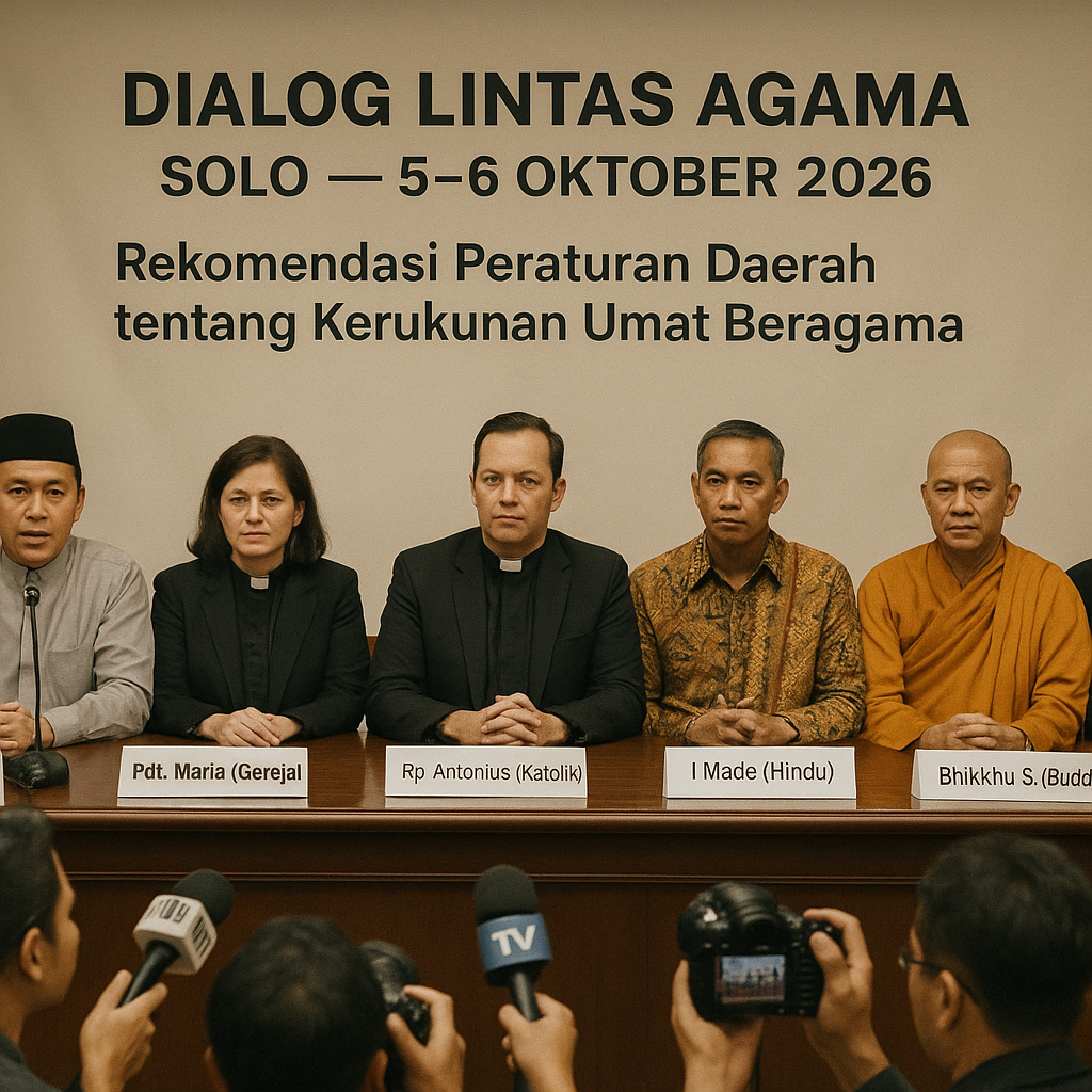 Dialog Lintas Agama di Solo Hasilkan Rekomendasi Peraturan Daerah tentang Kerukunan