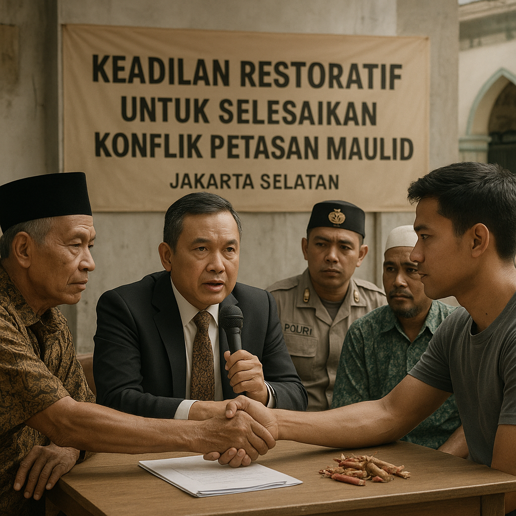 Wakil Ketua Komisi III DPR Dorong Restorative Justice untuk Selesaikan Konflik Petasan Maulid