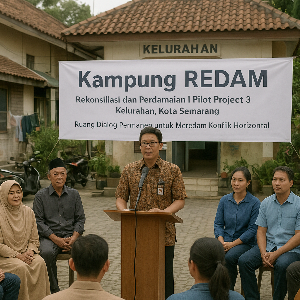Tiga Kelurahan di Semarang Jadi Pilot Project Kampung REDAM untuk Perkuat Perdamaian