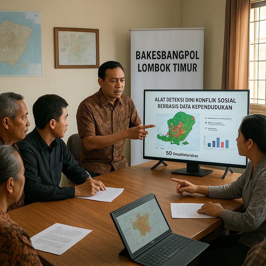 Bakesbangpol Kembangkan Alat Deteksi Dini Konflik Sosial Berbasis Data Kependudukan