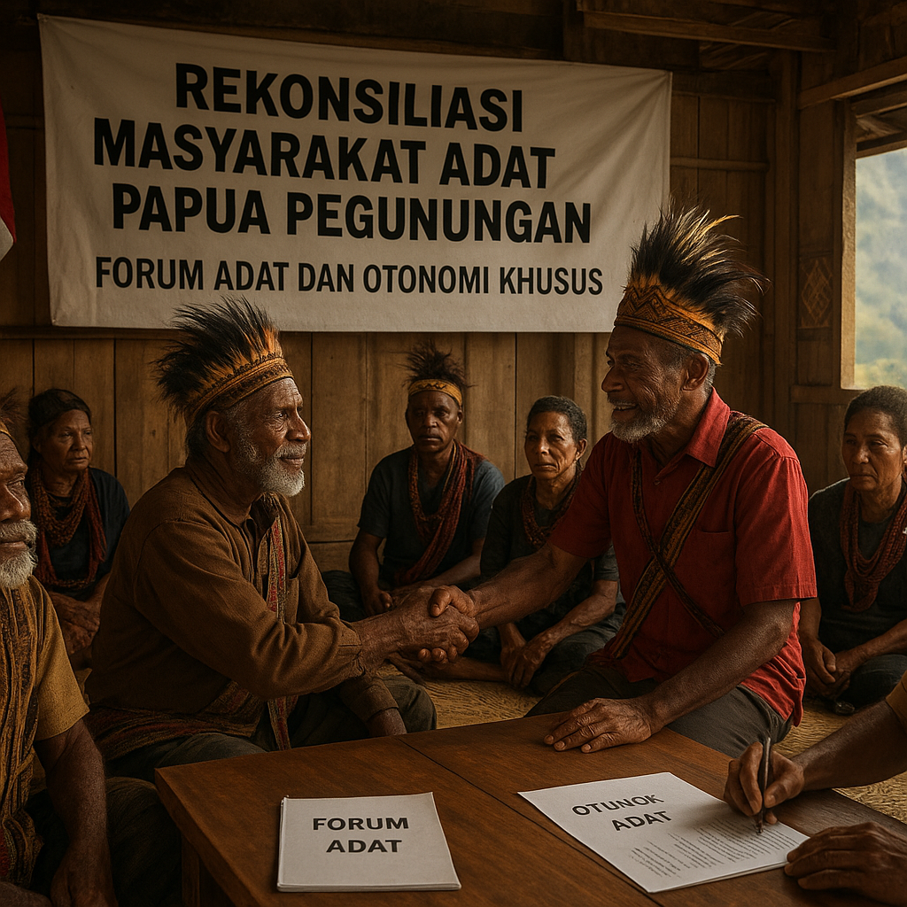 Rekonsiliasi Masyarakat Adat Papua Pegunungan Melalui Forum Adat dan Otonomi Khusus