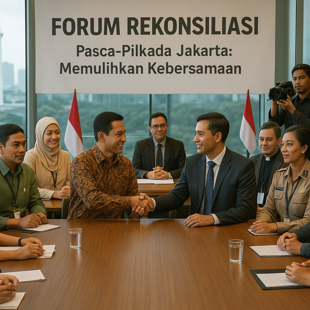 Pasca-Pilkada Jakarta, Forum Rekonsiliasi Dihadiri Semua Pihak untuk Pulihkan Kebersamaan