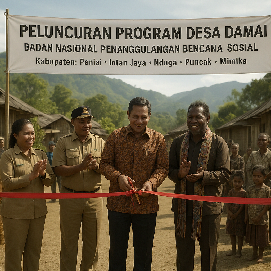 Pemerintah Luncurkan Program Desa Damai untuk Redam Konflik Horizontal di Papua