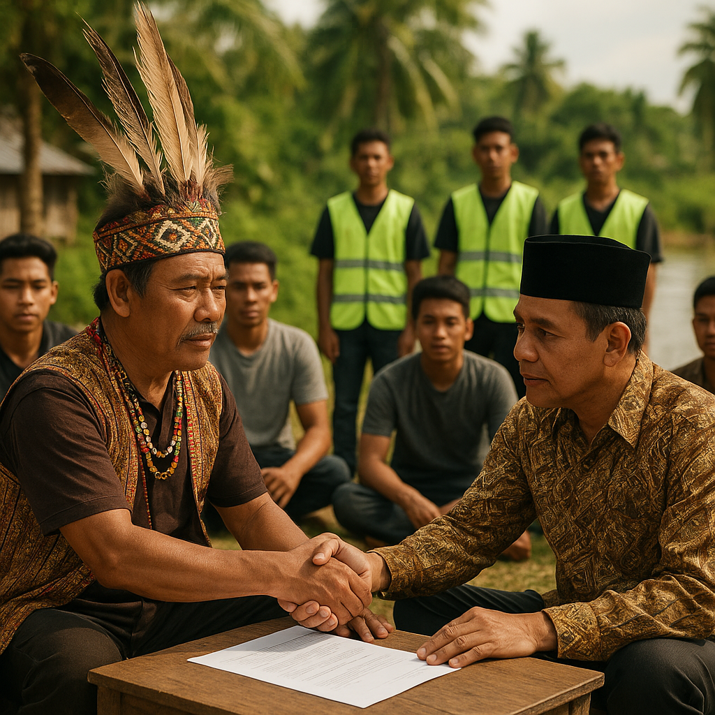Peran Tokoh Adat dalam Meredam Ketegangan Antar-Kelompok di Sampit, Kalimantan Tengah