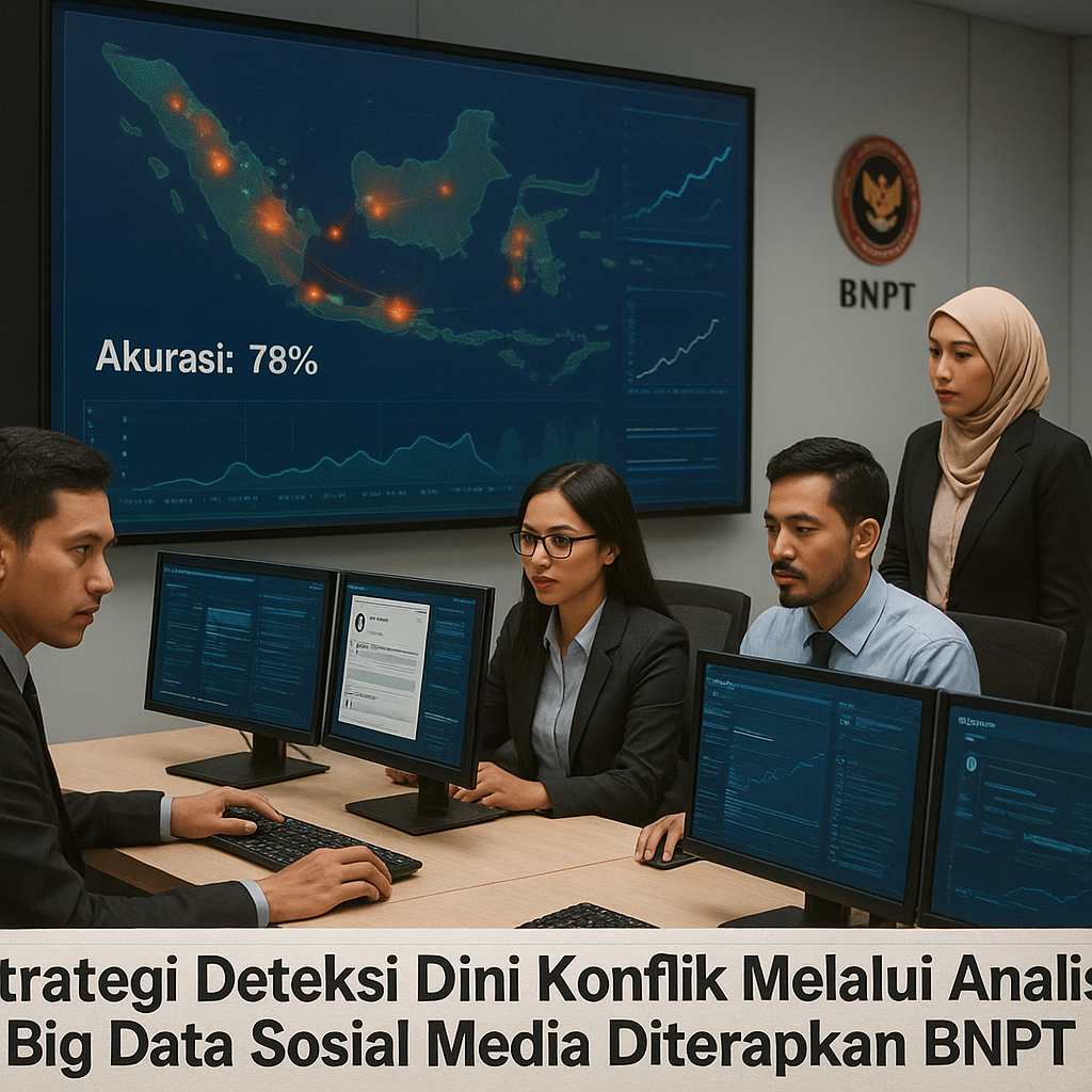 Strategi Deteksi Dini Konflik Melalui Analisis Big Data Sosial Media Diterapkan BNPT