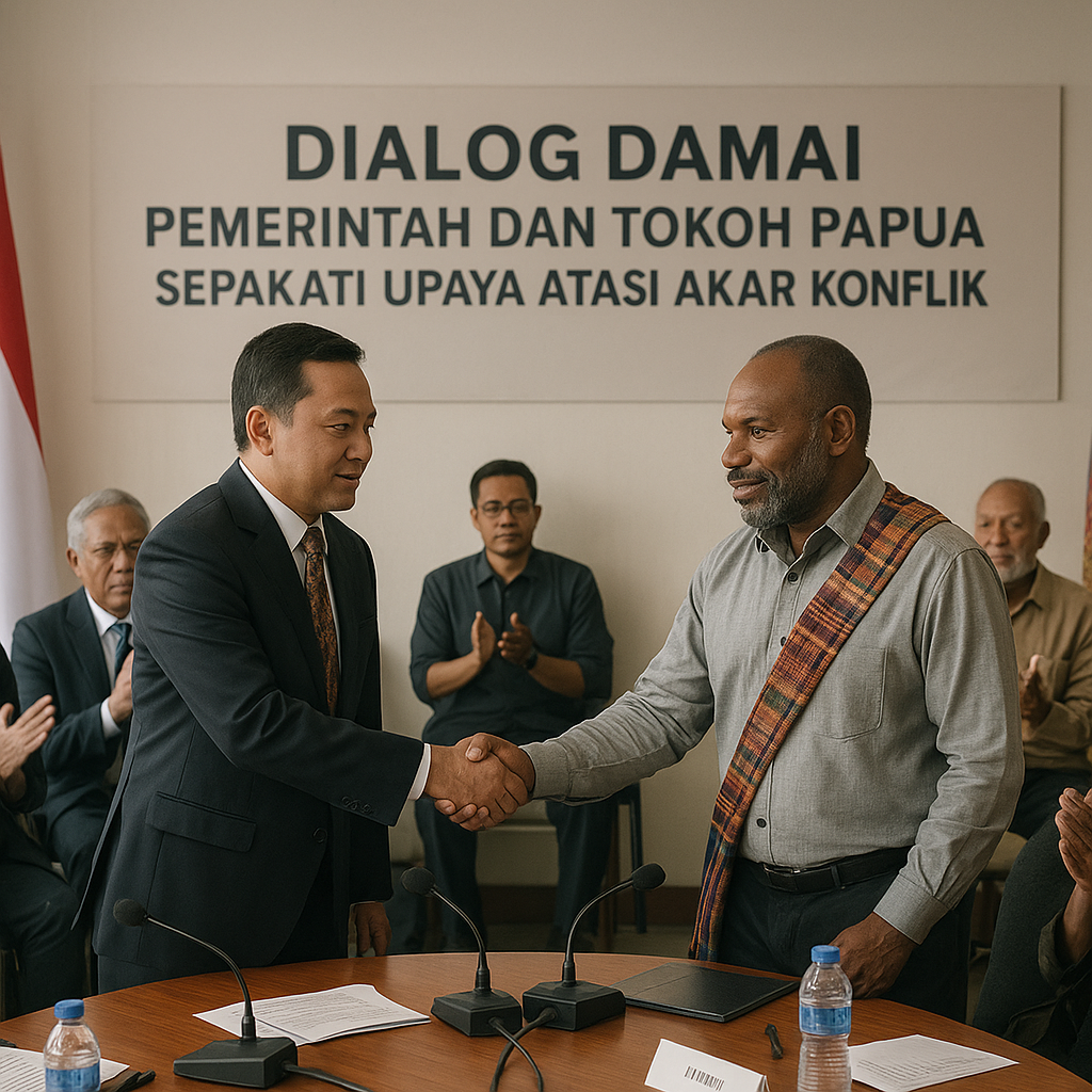Pemerintah dan Tokoh Papua Sepakati Dialog Damai untuk Atasi Akar Konflik