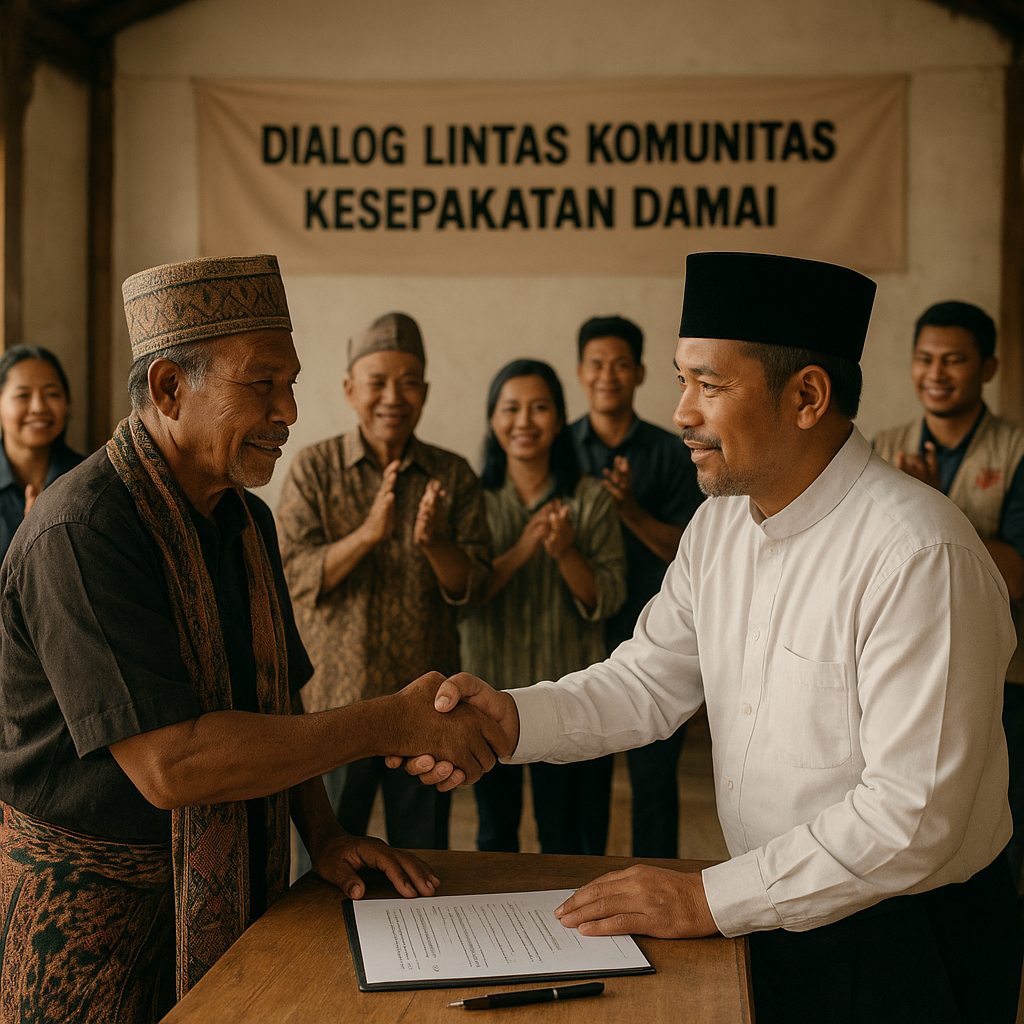 Dialog Lintas Komunitas di Poso Hasilkan Kesepakatan Damai untuk Redam Ketegangan
