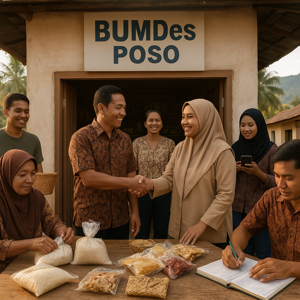 BUMDes di Poso Jadi Model Ekonomi Komunitas untuk Mencegah Konflik Horizontal