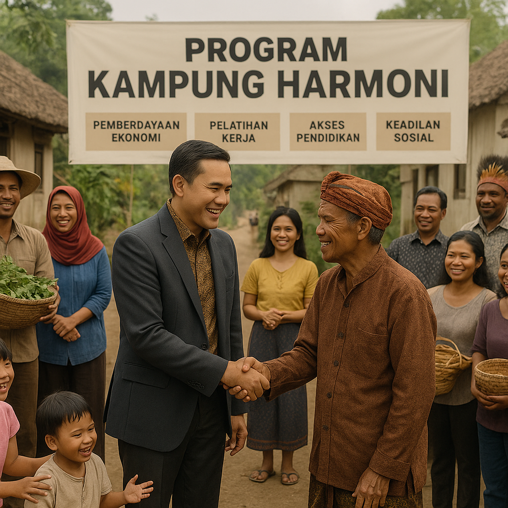 Pemerintah Luncurkan Program 'Kampung Harmoni' di 10 Provinsi Rawan Konflik