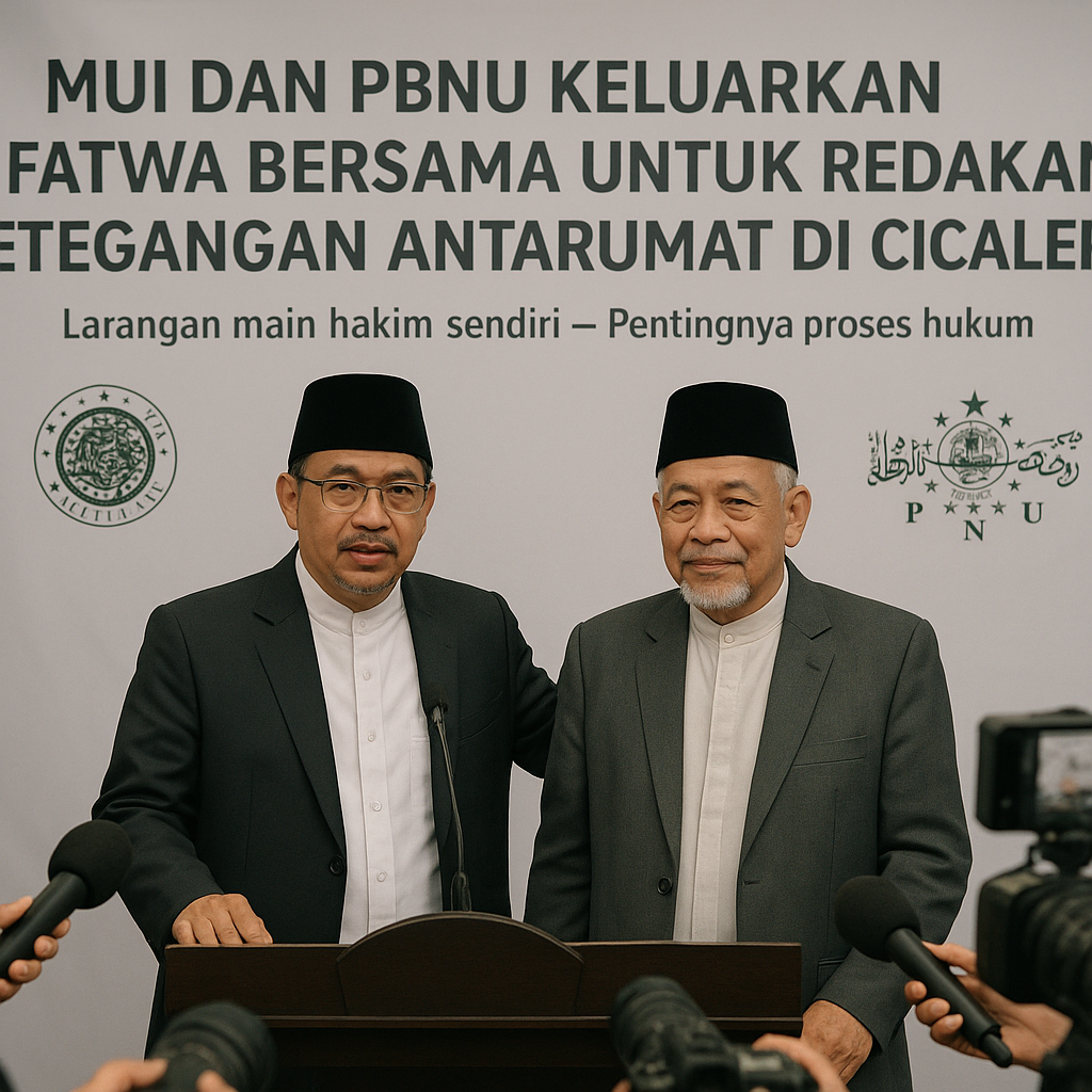 MUI dan PBNU Keluarkan Fatwa Bersama untuk Redakan Ketegangan Antarumat di Cicalengka